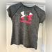 Under Armour Shirts & Tops | Girls Under Armour Grey Heather T Shirt | Color: Black/Gray | Size: Xlg