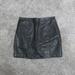 Free People Skirts | Free People Black Leather Skirt | Color: Black | Size: 6