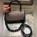 Coach Bags | Coach Rogue Top Handle In Signature Jacquard,Black Glovetanned Leather Ca215 Nwt | Color: Black | Size: Os