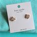 Kate Spade Jewelry | Kate Spade Everyday Spade Earrings Clear Nwt | Color: Gold | Size: Os