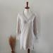 Madewell Dresses | Madewell Bubble Sleeve Sweater Dress | Color: Cream/White | Size: Xxs