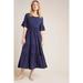 Anthropologie Dresses | Anthropologie Sundry Navy Blue Tiered Maxi Dress Womens Size 4 / Us Xl | Color: Blue | Size: Xl