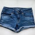 American Eagle Outfitters Shorts | American Eagle Outfitters Medium Wash Jean Short Size 6. | Color: Blue | Size: 6