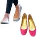J. Crew Shoes | J.Crew Cece Suede Pink Ballet Flat | Color: Pink | Size: 7.5