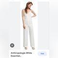 Anthropologie Pants & Jumpsuits | Anthropology The Essential Jumpsuit By Anthropology | Color: Cream | Size: 12