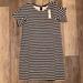 J. Crew Dresses | J. Crew T-Shirt Stripped Dress | Color: Black/White | Size: Xs