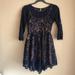 Free People Dresses | Free People Dress | Color: Blue/Cream | Size: 4