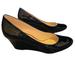 Nine West Shoes | Nine West Mela Wedge Shoes Size 10 Black | Color: Black | Size: 10