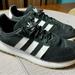Adidas Shoes | Addis Ladies Originals Flashback Runners Black Apc 011001 Size 8.5 Sku 183 | Color: Black/White | Size: 8.5