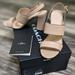 Coach Shoes | Coach Women's Rylie Bchain Beechwood Leather Sandal | Color: Cream | Size: 8