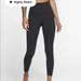 Nike Pants & Jumpsuits | Nwt- Nike Luxe 7/8 High Rise Yoga Leggings - Small | Color: Black | Size: S