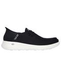 Skechers Men's Slip-ins: GO WALK Max - Beach Casual Sneaker | Size 8.0 | Black/White | Textile/Synthetic | Machine Washable