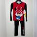 Disney Pajamas | Disney Minnie Mouse Pajama Set Long Sleeve Shirt And Pants Kids Size 8 Snug Fit | Color: Black/Red | Size: 8g