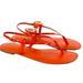 Tory Burch Shoes | Nwot Tory Burch Ali Sandal Size 6.5 Equestrian Orange | Color: Gold/Orange | Size: 6.5