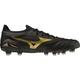 MIZUNO Herren Fussball-Rasenschuhe MORELIA NEO IV á(U), Größe 42 ½ in Black/Gold/Black