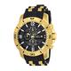 Invicta Men Analog Quartz Watch with Stainless Steel Silicone Strap 24965