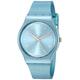 Swatch Women Analogue Quartz Watch with Silicone Strap GS160