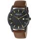 Kenneth Cole New York Men's Analog Quartz Watch with Leather Strap KC15204003