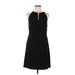 INC International Concepts Casual Dress - A-Line High Neck Sleeveless: Black Solid Dresses - Women's Size Medium