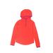 Nike Fleece Jacket: Orange Print Jackets & Outerwear - Kids Girl's Size Large