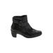 Aerosoles Ankle Boots: Black Solid Shoes - Women's Size 8 1/2 - Round Toe