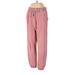 Aerie Sweatpants - High Rise: Pink Activewear - Women's Size Small