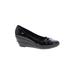 Cole Haan Wedges: Black Print Shoes - Women's Size 8 - Almond Toe