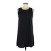 Everlane Casual Dress - Shift Crew Neck Sleeveless: Black Solid Dresses - Women's Size Medium