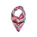 Scarf: Pink Baroque Print Accessories