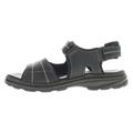 Propét Men's Hudson Sandal, Black, 9.5 UK