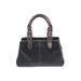 Dooney & Bourke Leather Satchel: Pebbled Black Solid Bags