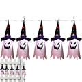 Stronrive 5 Pcs Halloween Witch Hats - LED Witch Hats For Halloween Party,Halloween Costume Accessory For Halloween Party, Porch, Masquerade, Role Play