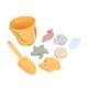 TOYANDONA 2 Sets Sand Digging Toy Beach Toy Sand Molding Toys Beach Sand Toy Sand Castle Mold Sand Scoop Toy Beach Toys Portable Sand Bucket Parent-child Silica