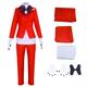 AYYOHON Charlie Hazbin Hotel Cosplay Costume Outfit Jacket Charlie Morningstar Full Set Halloween Party Adult Suit 2XL