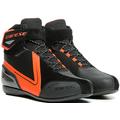 Dainese Men's Energyca D-Wp Shoes Motorcycle Boot, Black/Fluo-Red, 9 UK