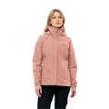 Funktionsjacke JACK WOLFSKIN "STORMY POINT 2L JKT W" Gr. S, rosa (rose dawn) Damen Jacken Kurze