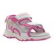 Sandale LUMBERJACK Gr. 25, pink (pink, weiß) Kinder Schuhe