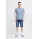 Jeansshorts BLEND "BLEND BHDenim shorts w. multiflex" Gr. x l, US-Größen, blau (denim dark blue) Herren Jeans Shorts