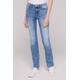 Regular-fit-Jeans SOCCX Gr. 27, Länge 32, blau Damen Jeans