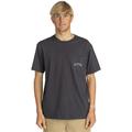 T-Shirt BILLABONG "STACKED ARCH PK" Gr. M, schwarz (washed black) Herren Shirts T-Shirts