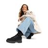 Stiefel ROXY "Chloe Kim Logger", Gr. 10(41), schwarz, Obermaterial: 95% synthetisches PU, 5% Metall / Futter: 100% Polyester-Textil / Außensohle: 100% TPR, Schuhe