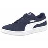 Sneaker PUMA "Puma Smash v2", Gr. 39, schwarz-weiß (peacoat, puma, weiß), Leder, sportlich, Schuhe
