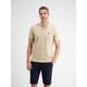 Poloshirt LERROS "LERROS Basic für Herren" Gr. M, light dune beige Herren Shirts Kurzarm