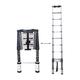 Extension Telescoping Ladder Aluminum Multi-Purpose Extend and Climb Ladder, Aluminum Extension Ladders for DIY Tool for Climb Home Builders Attic Work Place, 330lb Load Capacity (13.5ft/4.1m)