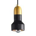 kushngaira Creative Personality Metal Marble Pendant Lamp,E27 Base Ceiling Lighting Fixtures,Industrial Style Little Chandelier,Porch Bedside Bar Decoration Hanging Light (Color : Dark)