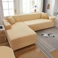 Waterproof Sofa Cover 1/2/3/4 Seater Sofa Cover for Living Room L-Shaped Solid Elastic Corner Sofa Cover for Sofa Couch Armchair-Beige-1 Seater 90-140cm