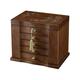 NOALED Jewelry Case Wooden Lockable Jewelry Box Large Multi-layer Drawer Jewelry Storage Box Birthday Gift for Women Jewelry Storage Box simple and portable small gift