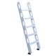 Wood Bunk Ladder Compatible, Adult Elderly Kids Safety Twin Bunk Bed Ladder/Loft Bunk Dorm Bed Ladder for Dorm Loft Ladder Home Apartments, Lightweight/Sturdy (Color : White, Size : 4 Steps)