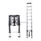 Extension Telescoping Ladder Aluminum Multi-Purpose Extend and Climb Ladder, Aluminum Extension Ladders for DIY Tool for Climb Home Builders Attic Work Place, 330lb Load Capacity (9.5ft/2.9m)