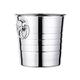 HUNTFF Ice Pail,Drinks Cooler Buckets,Champagne Wine Ice Bucket In High Polished Stainless Steel,Champagne Bucket,Wine Cooler,Bottle Cooler,Bottle Chiller,Household Bar Beer Ice Bucket Party Cooler